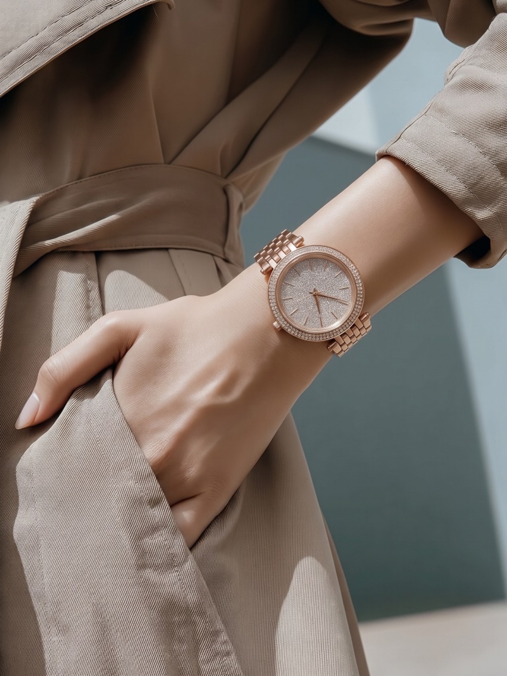 Michael Kors Darci Rose Gold Dial & Band For Women (Original Price: $325) - Picture 4 of 6
